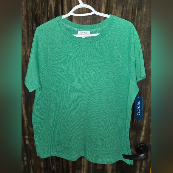 BNWT Large MyStyle short sleeve sweater - Picture 2 of 7